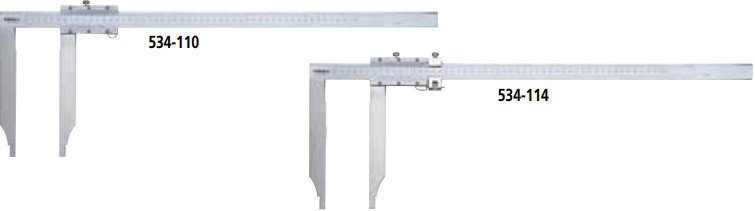 Thước kẹp cơ khí mỏ dài Mitutoyo 534