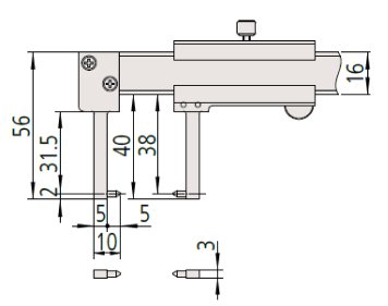 Thước kẹp cơ khí Mitutoyo bản tiêu chuẩn 530