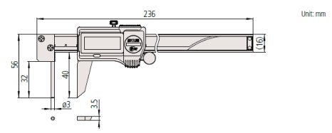 Thước kẹp cơ khí Mitutoyo bản tiêu chuẩn 530