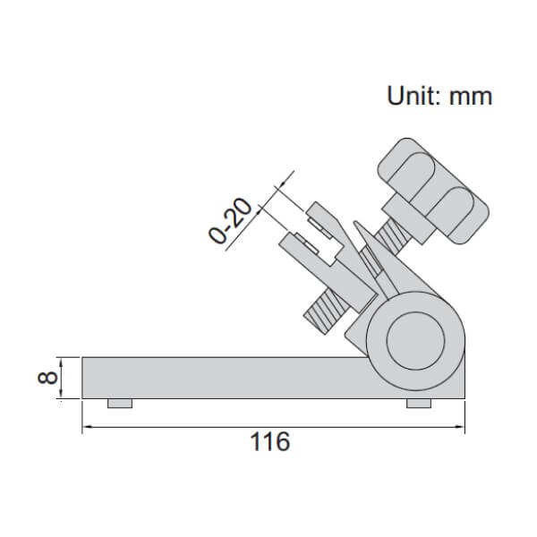 Đế kẹp thước panme Insize 6300 2 Đế kẹp thước panme Insize 6300