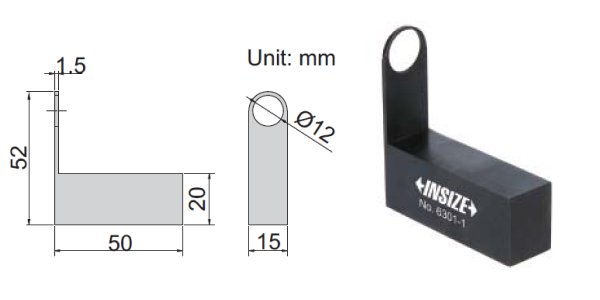 Đế kẹp thước panme Insize 6301