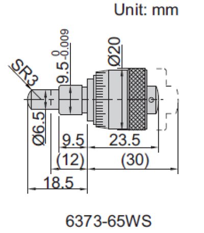 Panme đo thành ống Insize 3261