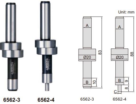 Đầu rà biên CNC Insize 6562-4 3 Đầu rà biên CNC Insize 6562