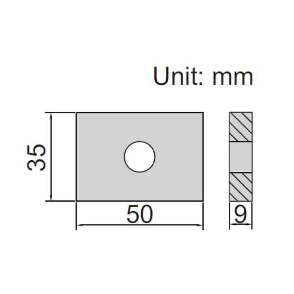 Gá đỡ khối chuẩn Insize 6886
