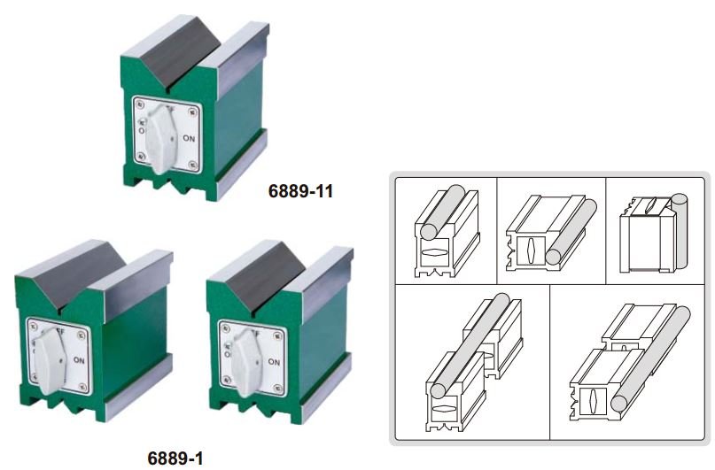 Khối V từ (loại cao cấp) Insize 6898