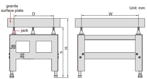 Chân đế cho bàn MAP Insize 6902
