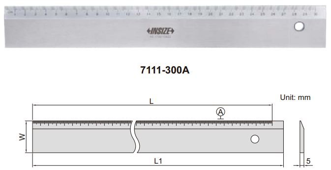 Thước thẳng Insize 7111