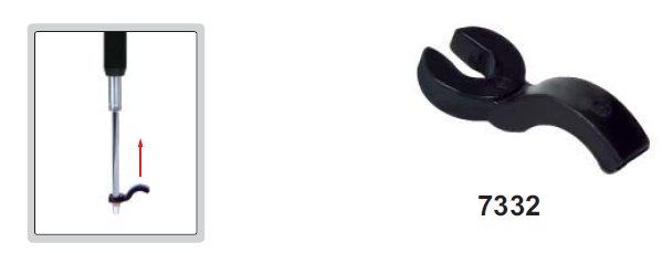 Trục nâng đầu đo (dành cho đồng hồ so) Insize 7332