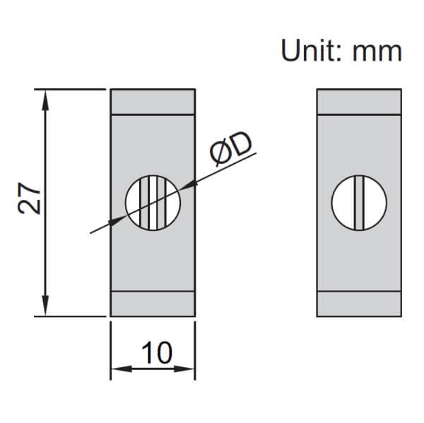 Dây đo ren Insize 7382-22 4 Dây đo ren Insize 7382