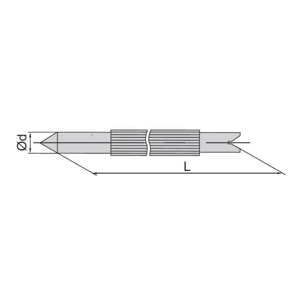 Bộ chuẩn cho thước panme đo ren vít bên ngoài Insize 7384-A300 3 Bộ chuẩn cho thước panme đo ren vít bên ngoài Insize 7384_AB