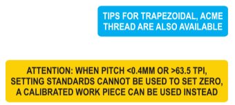 Đầu đo cho thước panme đo ren vít ngoài Insize 7384_T