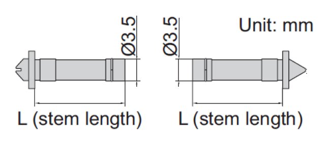 Đầu thay thế Insize 7385 dành cho thước panme đo ren trong