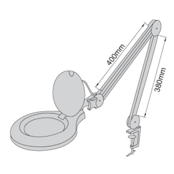 Kính lúp loại gấp Insize 7511-8