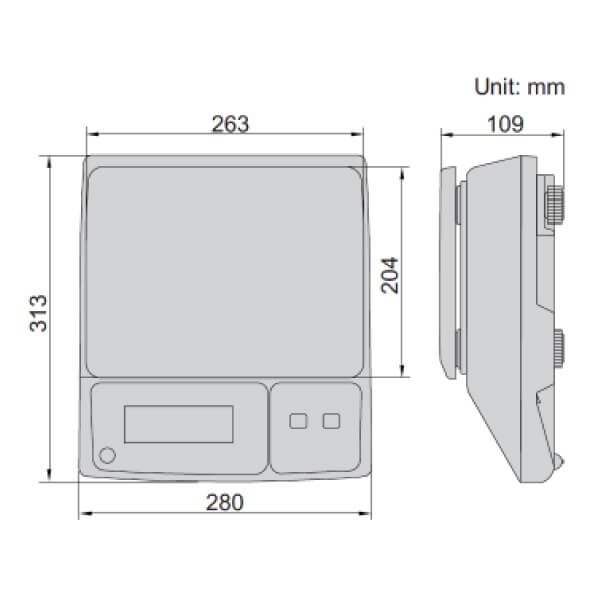 Cân treo điện tử Insize 8202 loại phổ thông