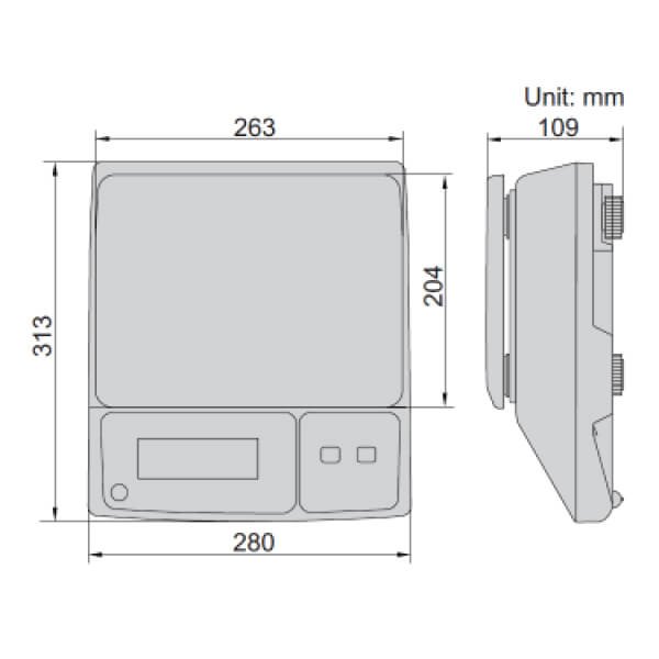 ân điện tử Insize 8002 (chứng chỉ OIML)