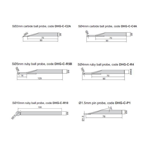 Thước đo cao thủ công 1 chiều (Không có đệm khí) Insize DHG-C420