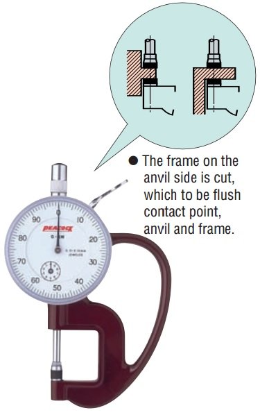 Đồng hồ đo độ dày Peacock