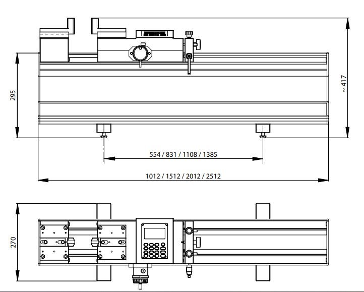 Thiết bị cài đặt và hiệu chuẩn chiều dài Trimos