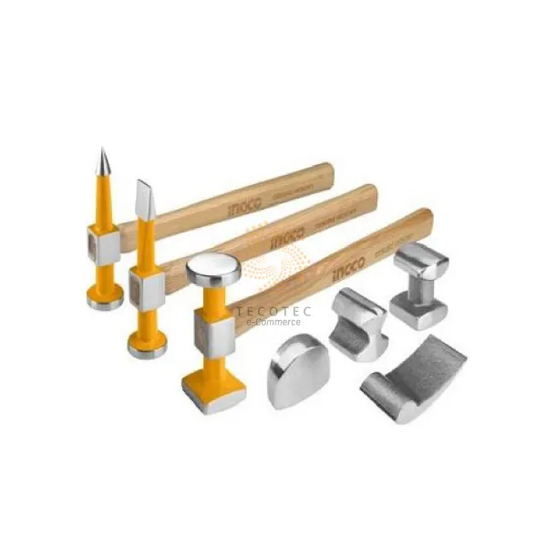 Bộ 7 món đe và búa INGCO
