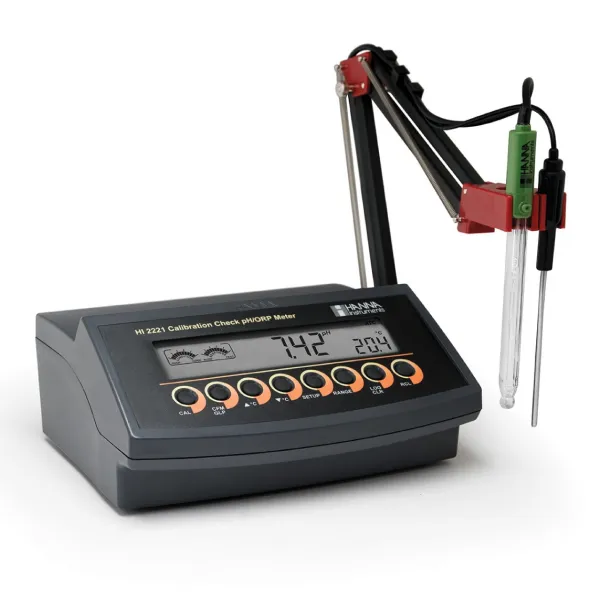Máy đo ph/ORP/Nhiệt độ có CAL Check Hanna HI2221-02