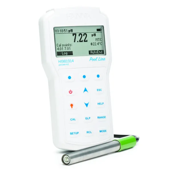 Máy đo pH/ORP/ISE/Nhiệt độ của hồ bơi Hanna HI981914