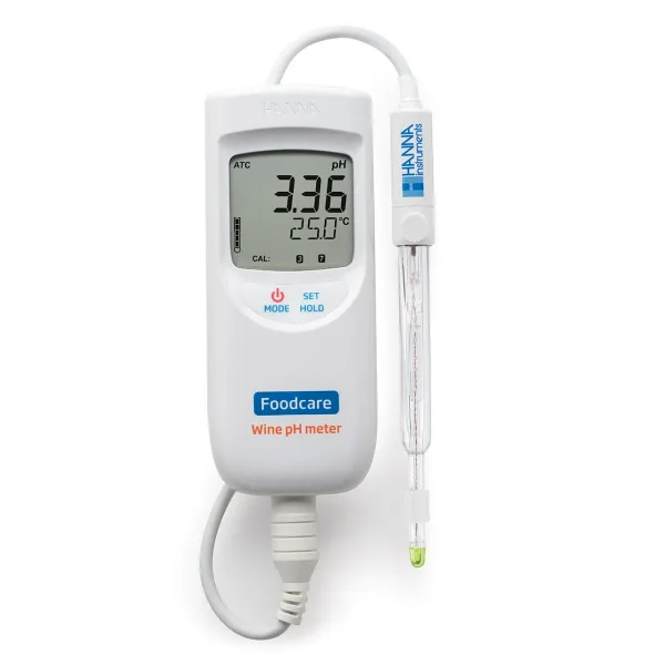 Máy đo pH và nhiệt độ trong nước ép và rượu nho Hanna HI99111