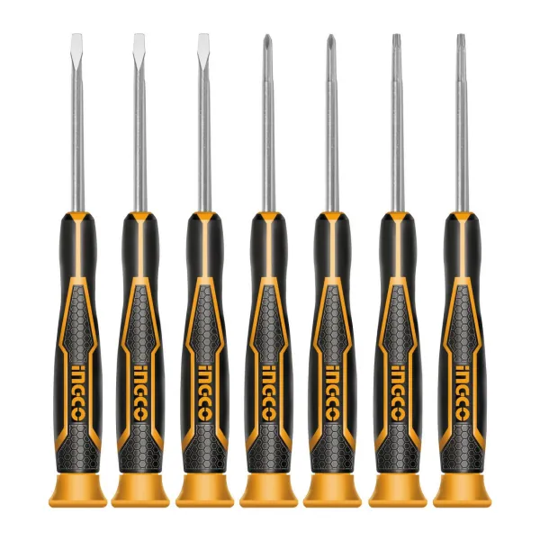 Bộ 7 tua vít đồng hồ INGCO HKSD0718