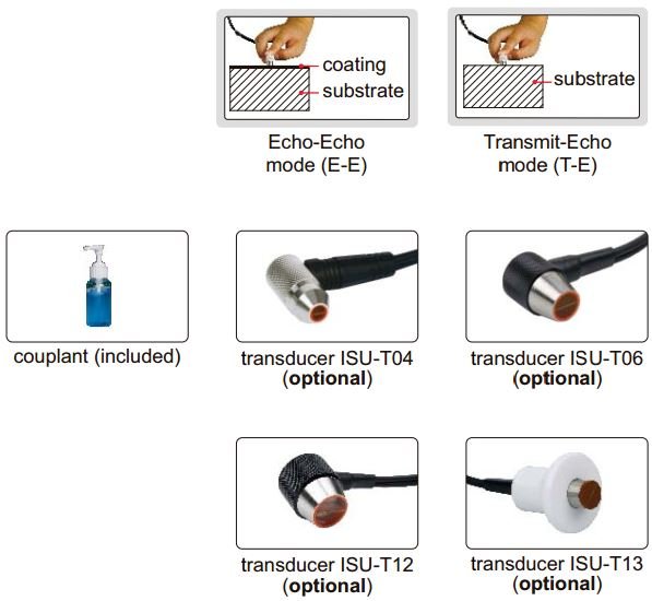 Máy đo độ dày siêu âm (qua lớp phủ) Insize ISU-300D