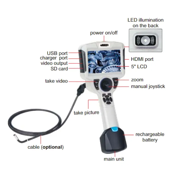 Thiết bị nội soi độ phân giải cao Insize ISV-MSU