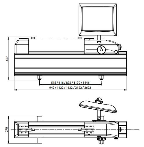 Thiết bị đo và hiệu chuẩn chiều dài vạn năng Trimos