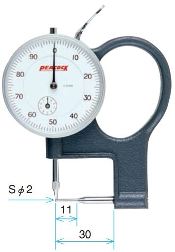 Đồng hồ đo độ dày ống Peacock