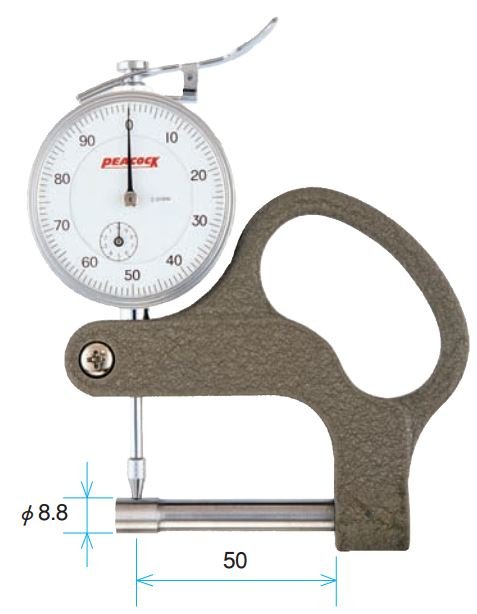 Đồng hồ đo độ dày ống Peacock