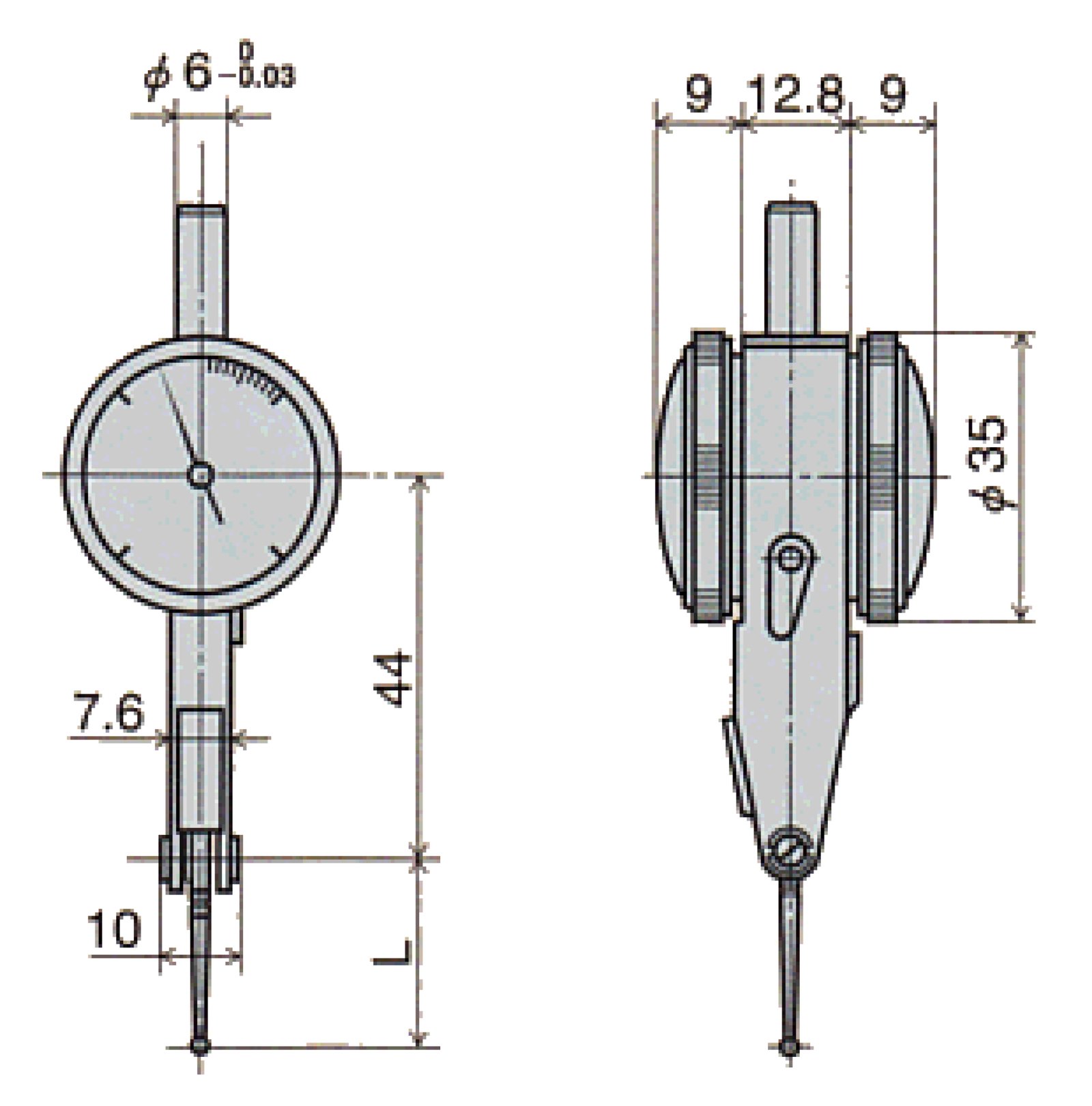 Đồng hồ đo chiều cao ren Insize 2232