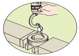 Đồng hồ so chân gập loại đặc biệt Peacock W series