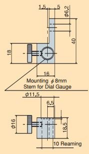 Đế gá đồng hồ so cơ khí Peacock