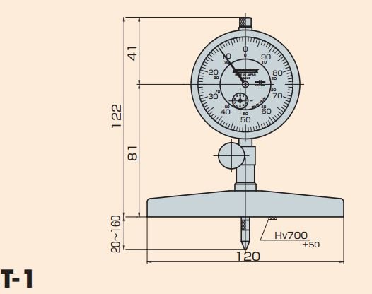 Đồng hồ đo sâu Peacock T Series