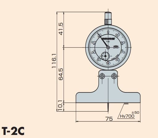 Đồng hồ đo sâu Peacock T Series