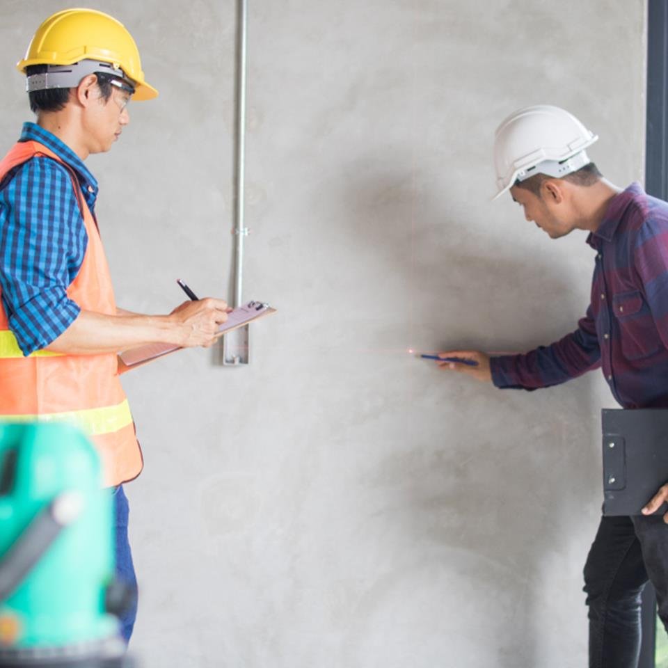 Dùng máy đo độ đai laze tính diện tích