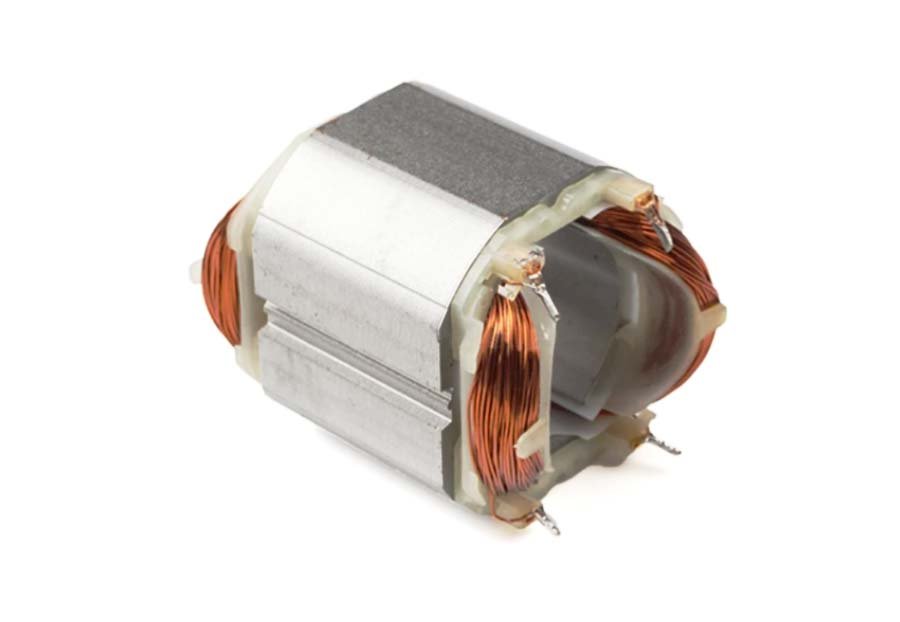 Rotor máy khoan bị cháy