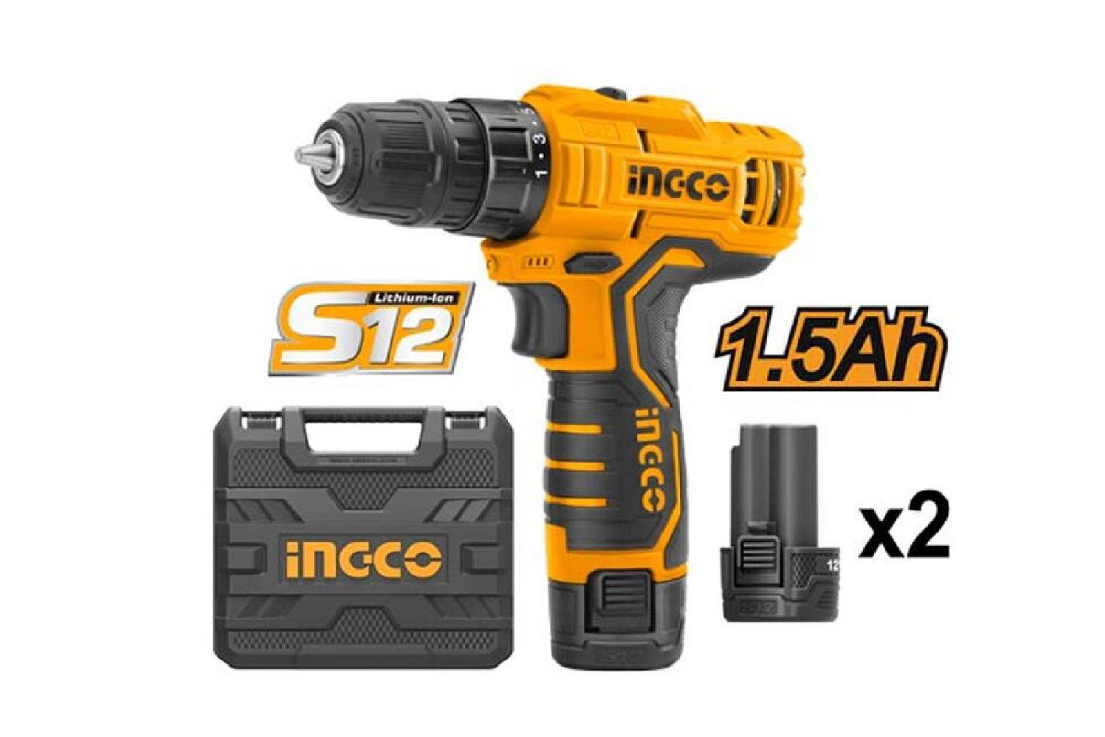 Máy khoan pin chổi than INGCO