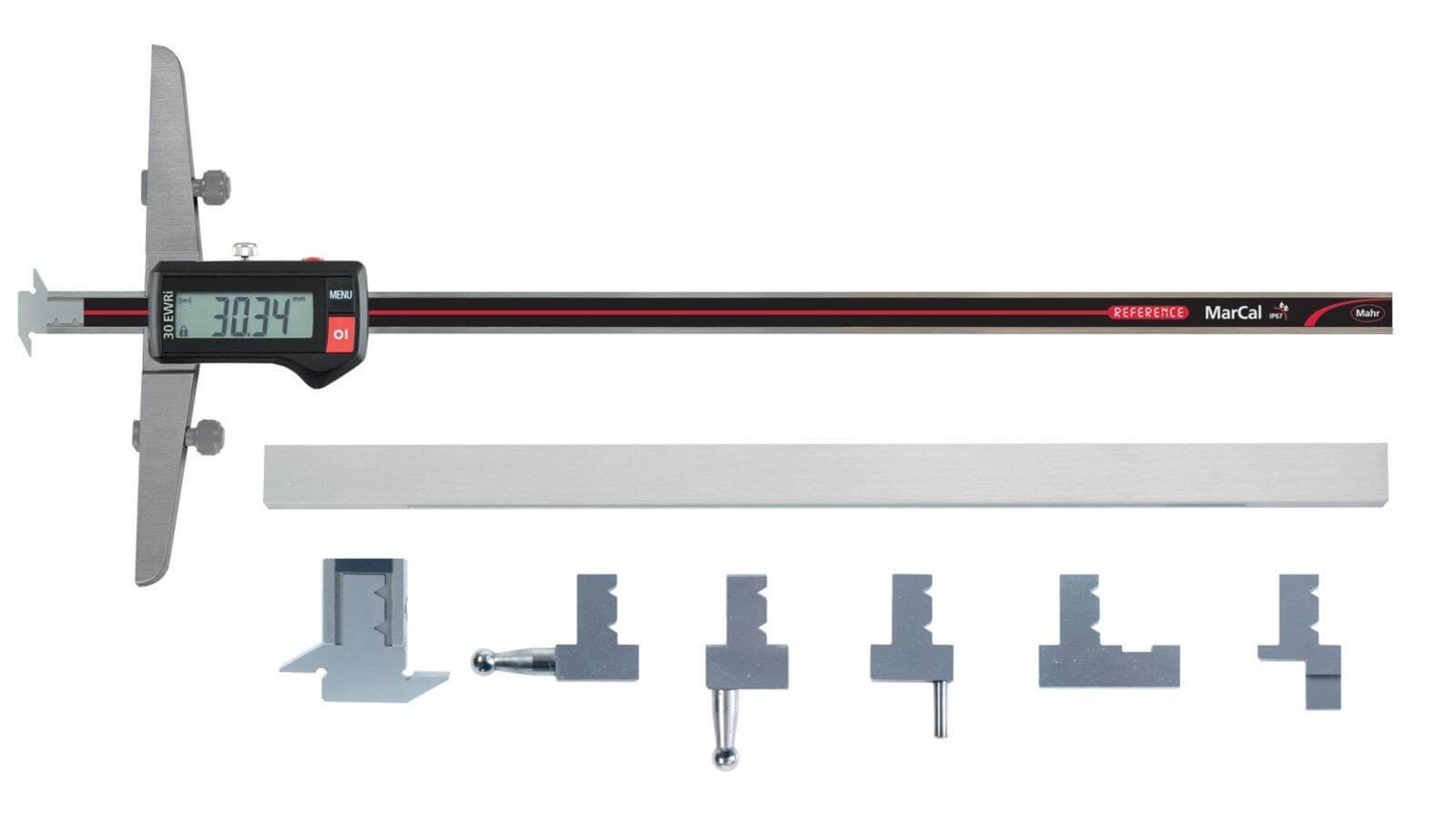 Thước đo độ sâu cũng được thiết kế với đa dạng đầu đo