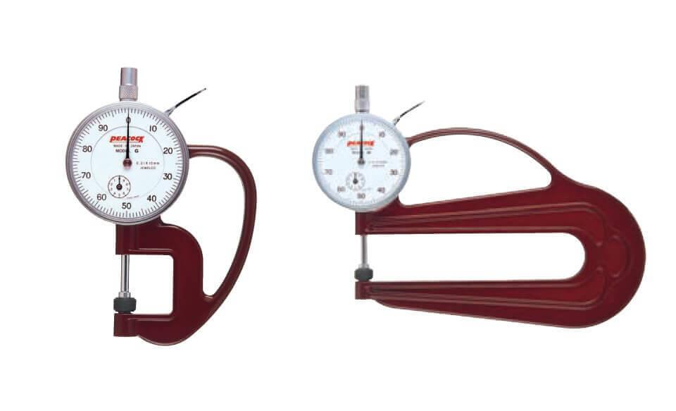 Đồng hồ đo độ dày Peacock model G và H