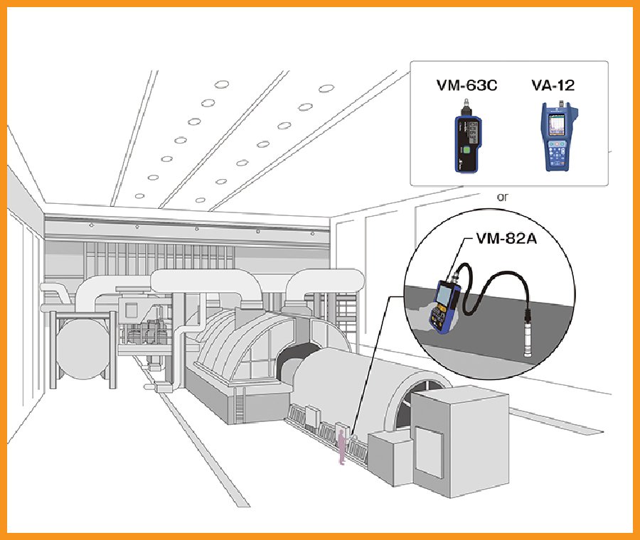 Đo độ rung khi khởi động máy sau bảo dưỡng định kỳ