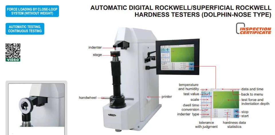 Máy đo độ cứng Rockwell Máy đo độ cứng Rockwell