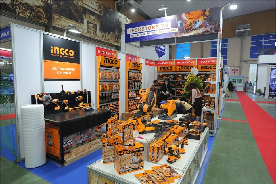 Gian hàng trưng bày dụng cụ INGCO Gian hàng trưng bày dụng cụ INGCO
