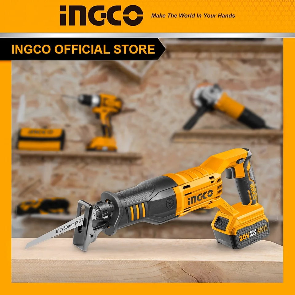 Thiết kế đẹp mắt cùng khả năng làm việc tốt của máy cưa kiếm Ingco