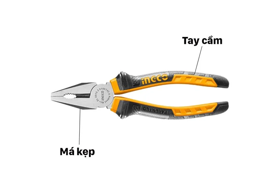 Chi tiết các bộ phận cấu thành kìm